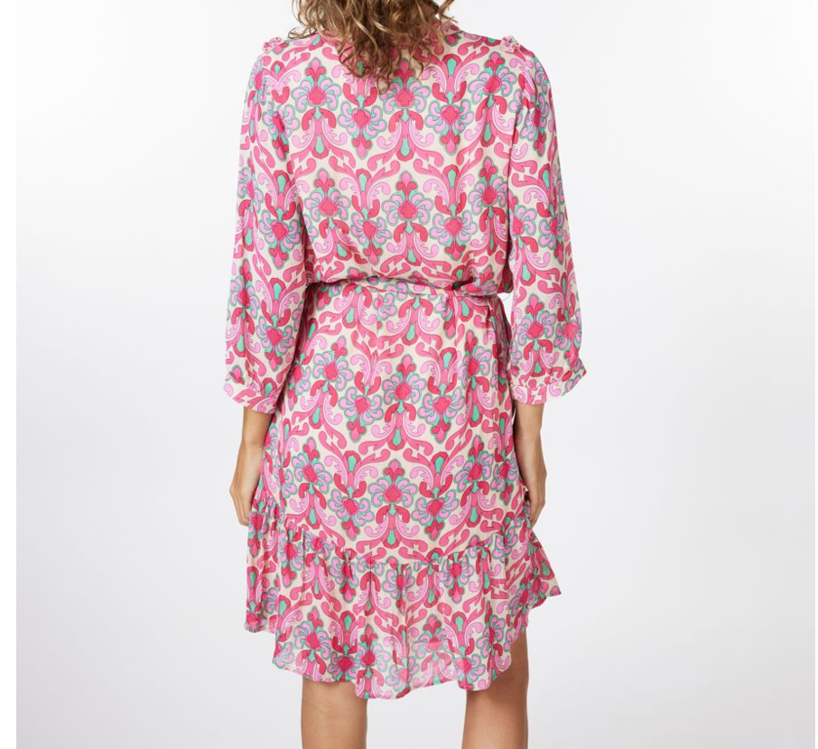 Midi Dress Shimmer Print