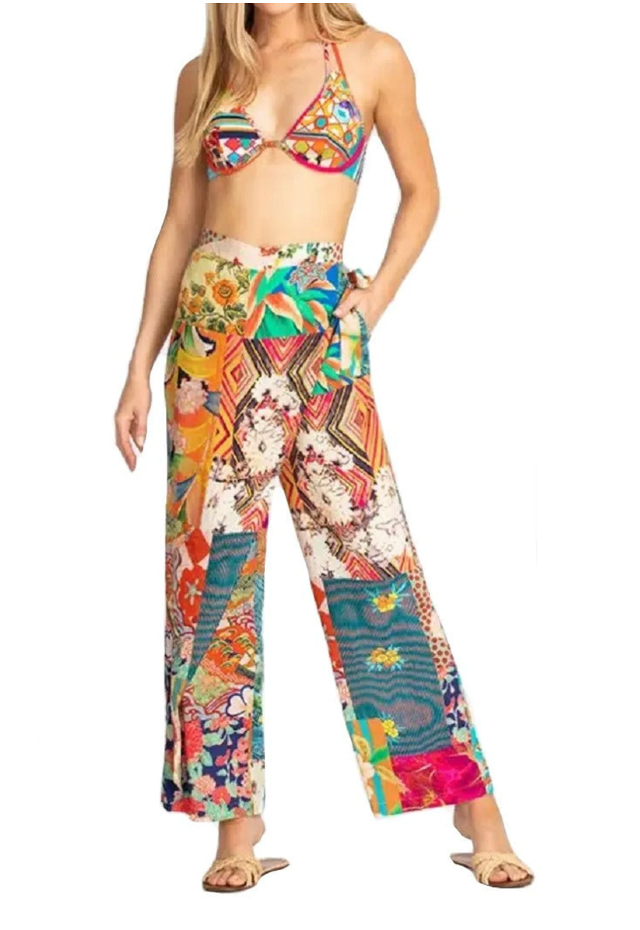 Side Wrap Pants Multi