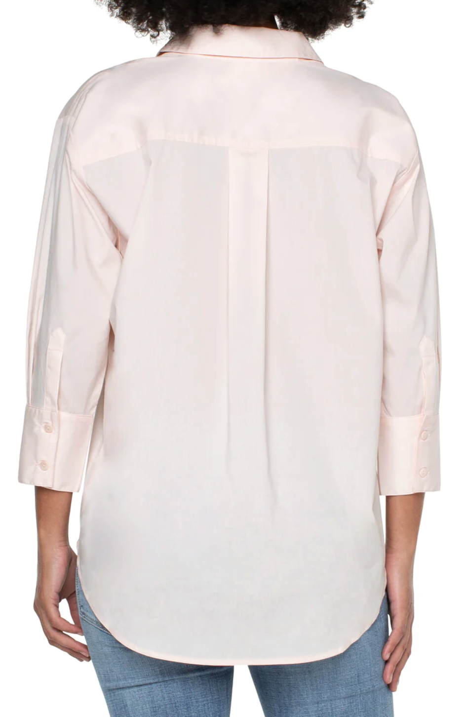 Oversized Classic Blouse Light Peony