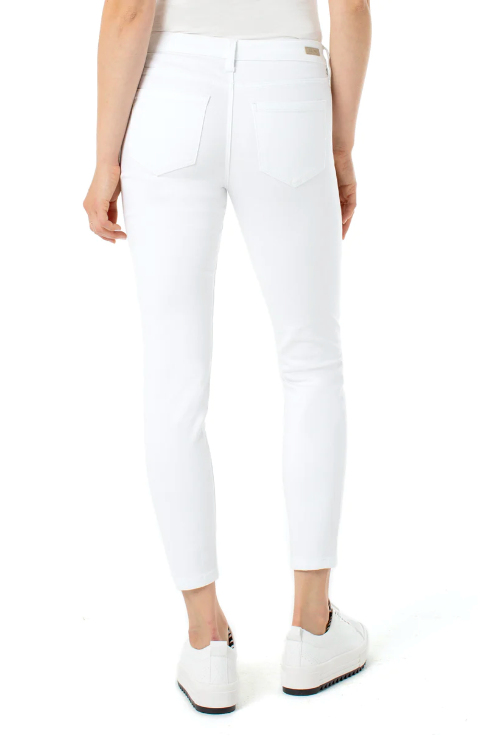 Abby Ankle Skinny 28" Jean Bright White