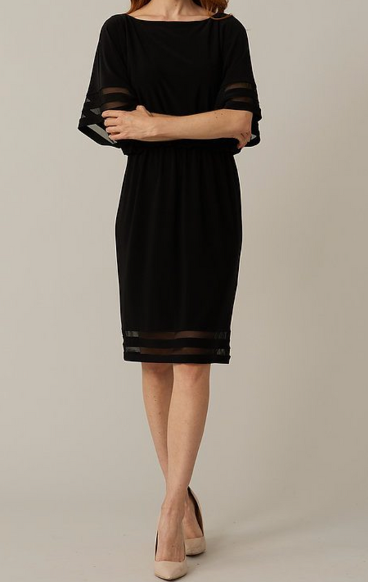 LDS Tunic Dress Black