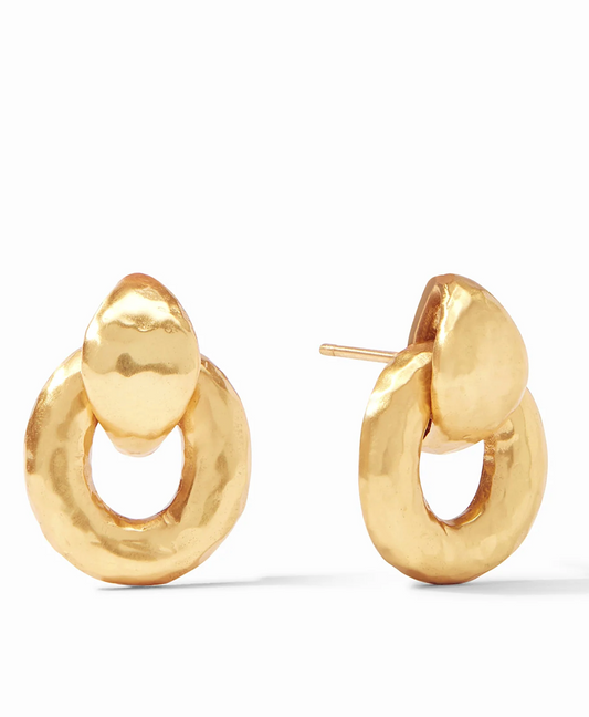 Palermo Demi Doorknocker Earring Gold