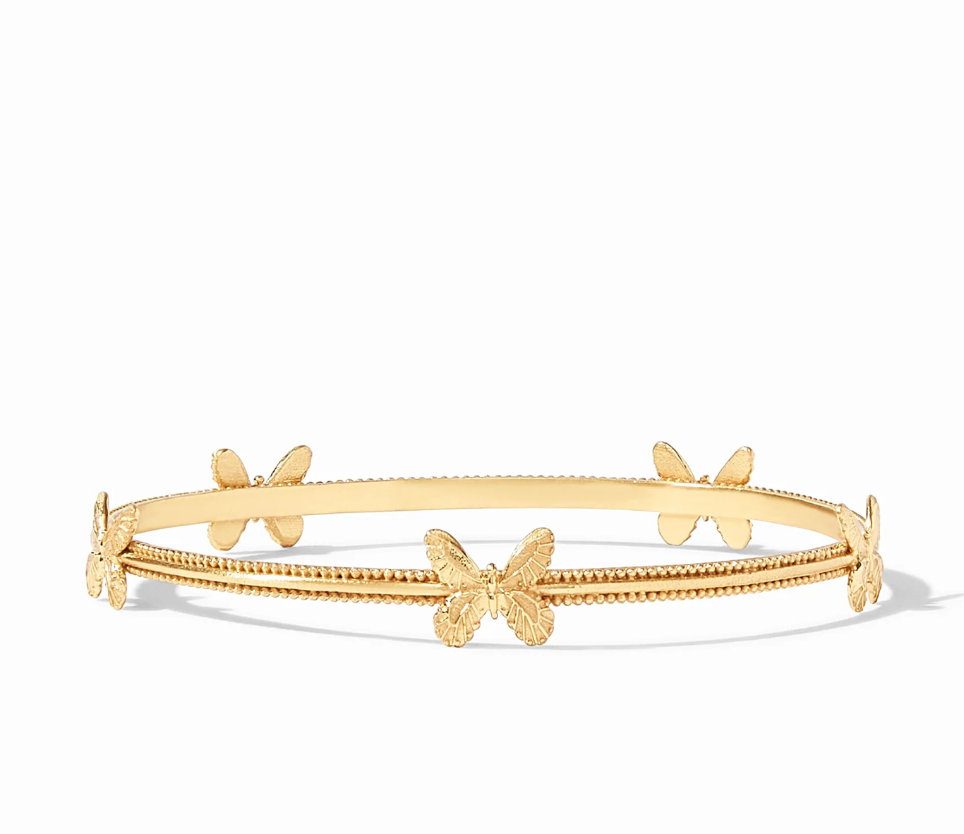 Butterfly Bangle Gold Medium