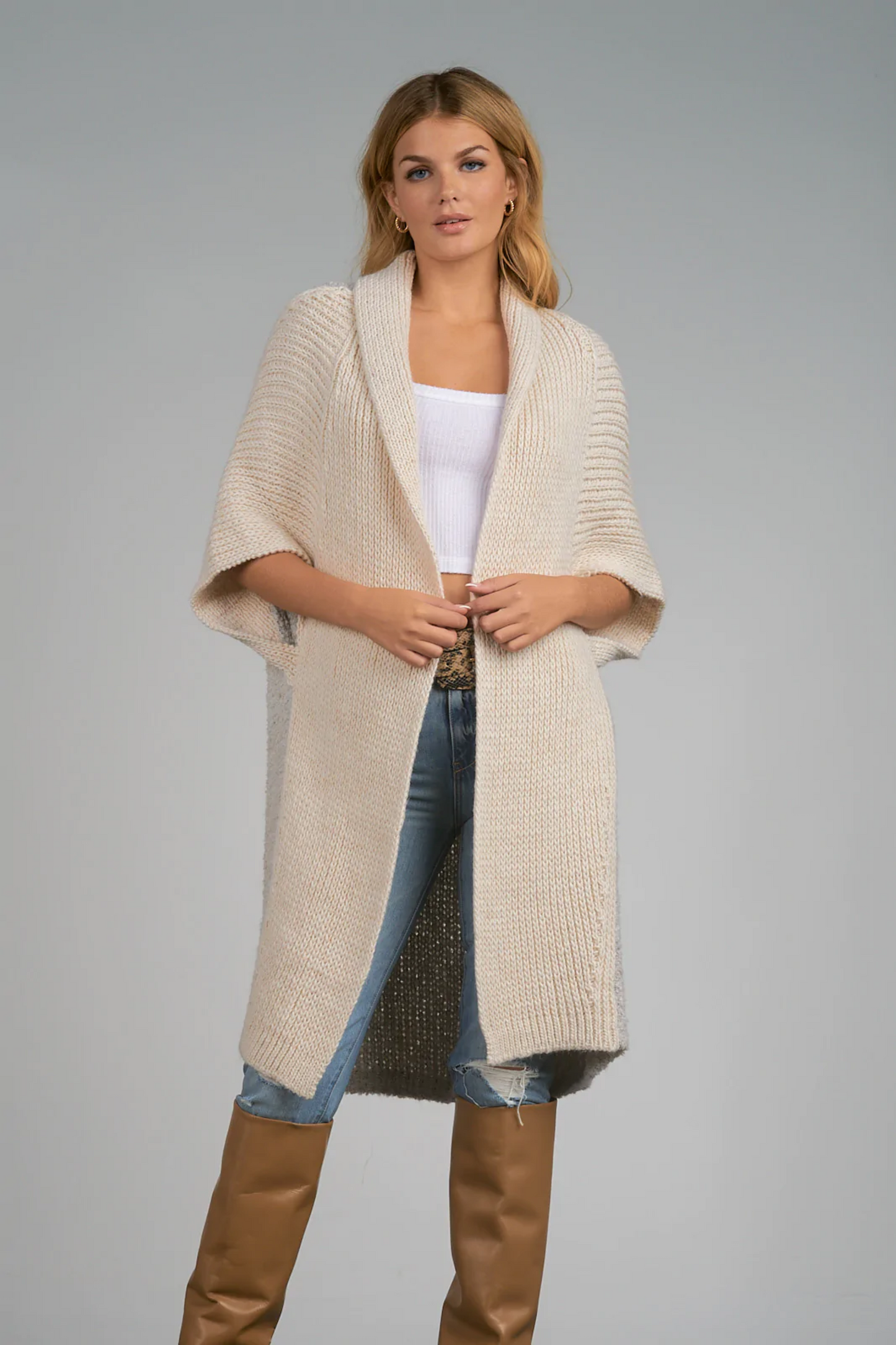 Cardigan Sweater Oatmeal