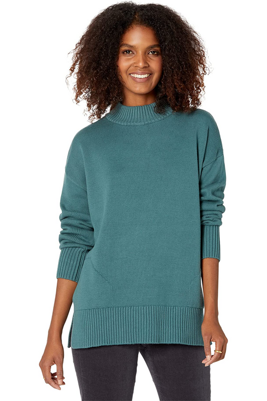 Cotton Cashmere Sweater Spruce