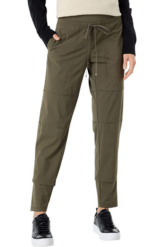 Pull Up Cargo Pants Olive