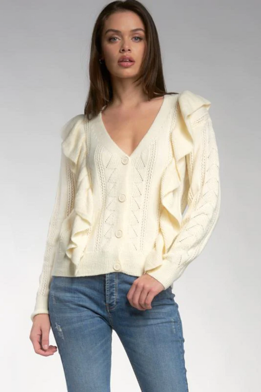 Cardigan Sweater Natural