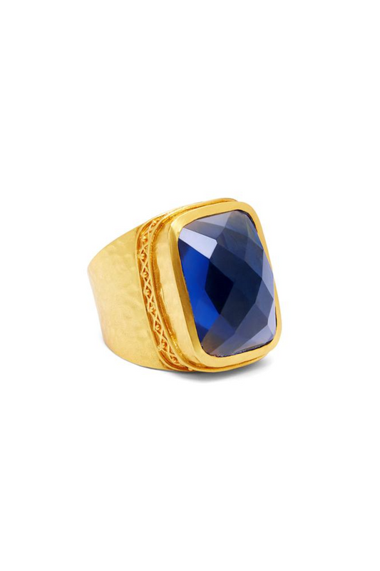 Catalina Statement Ring Sapphire Blue