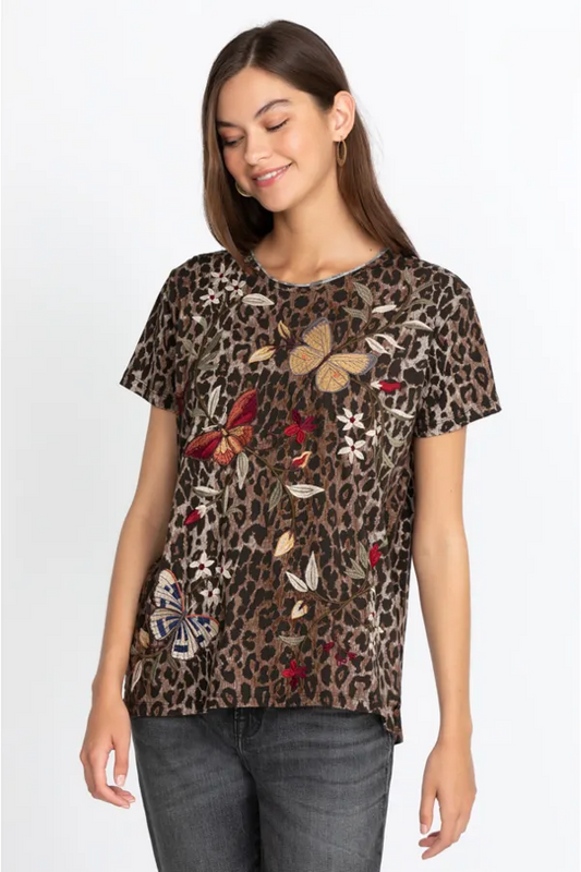 Penelope Relaxed Crew Neck Tee Multi